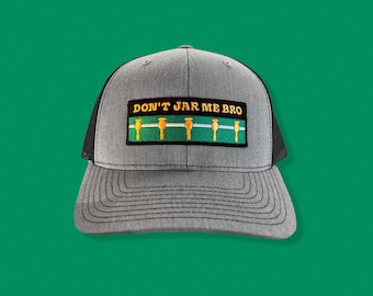 Gray and Black Don’t Jar Me Bro Foosball Hat