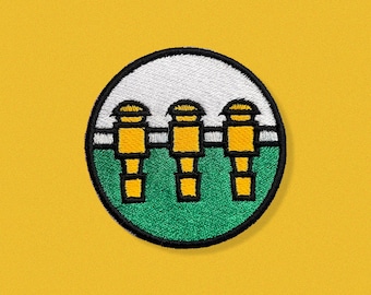 Three Rod Barrage Foosball Patch