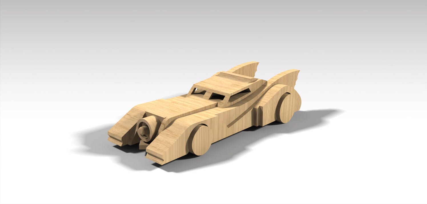 Batmobile Dxf File BATMOBILE Easy to Follow Wood Plans Plus DXF and SVG Files Laser Cut ...