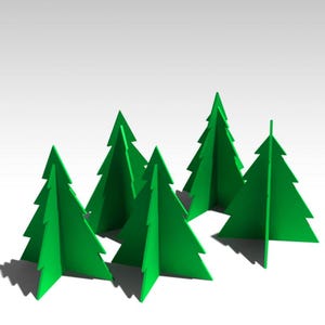 Weihnachtsbaum DIY-Pläne plus DXF- und SVG-Dateien