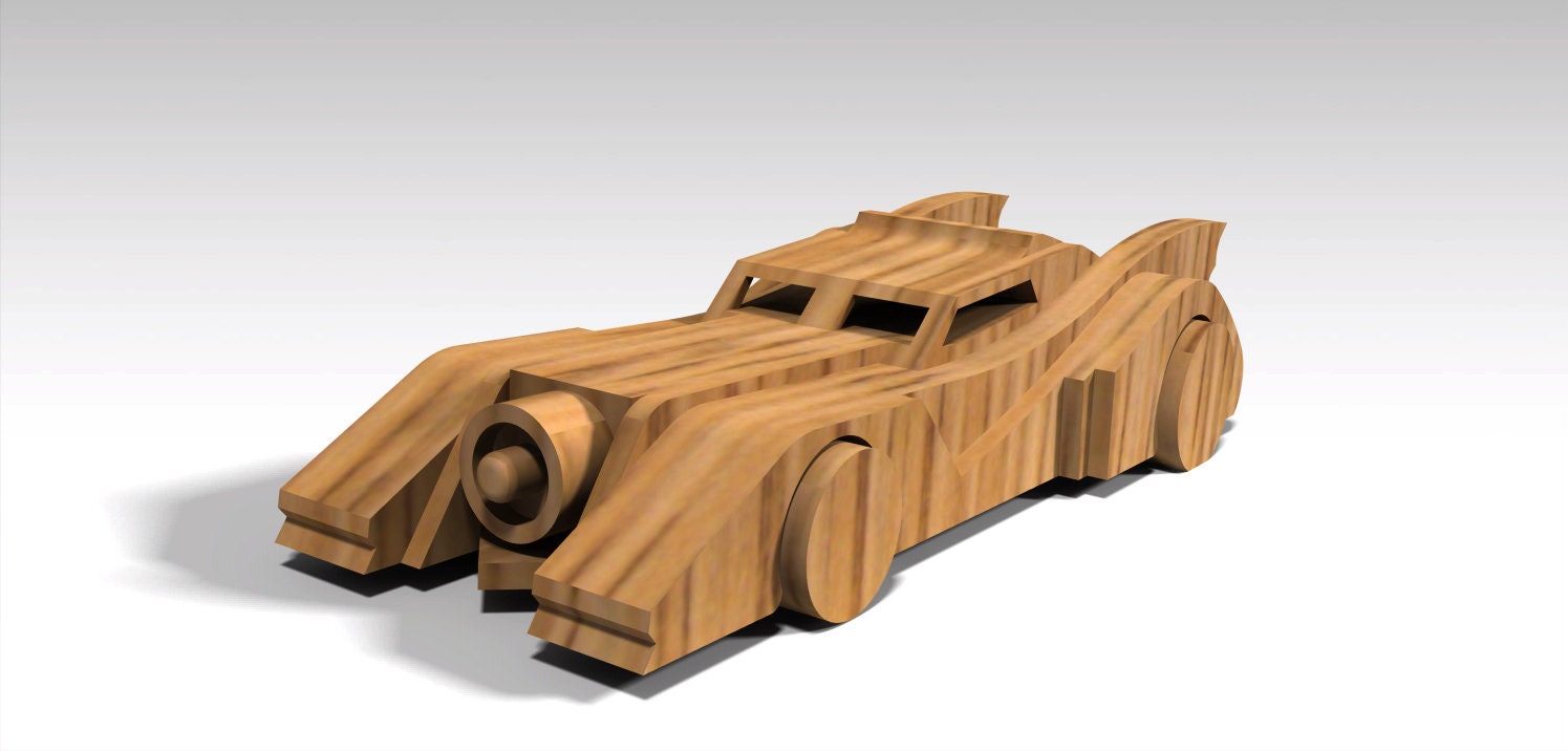 Batmobile Dxf File BATMOBILE Easy to Follow Wood Plans Plus DXF and SVG Files - Etsy