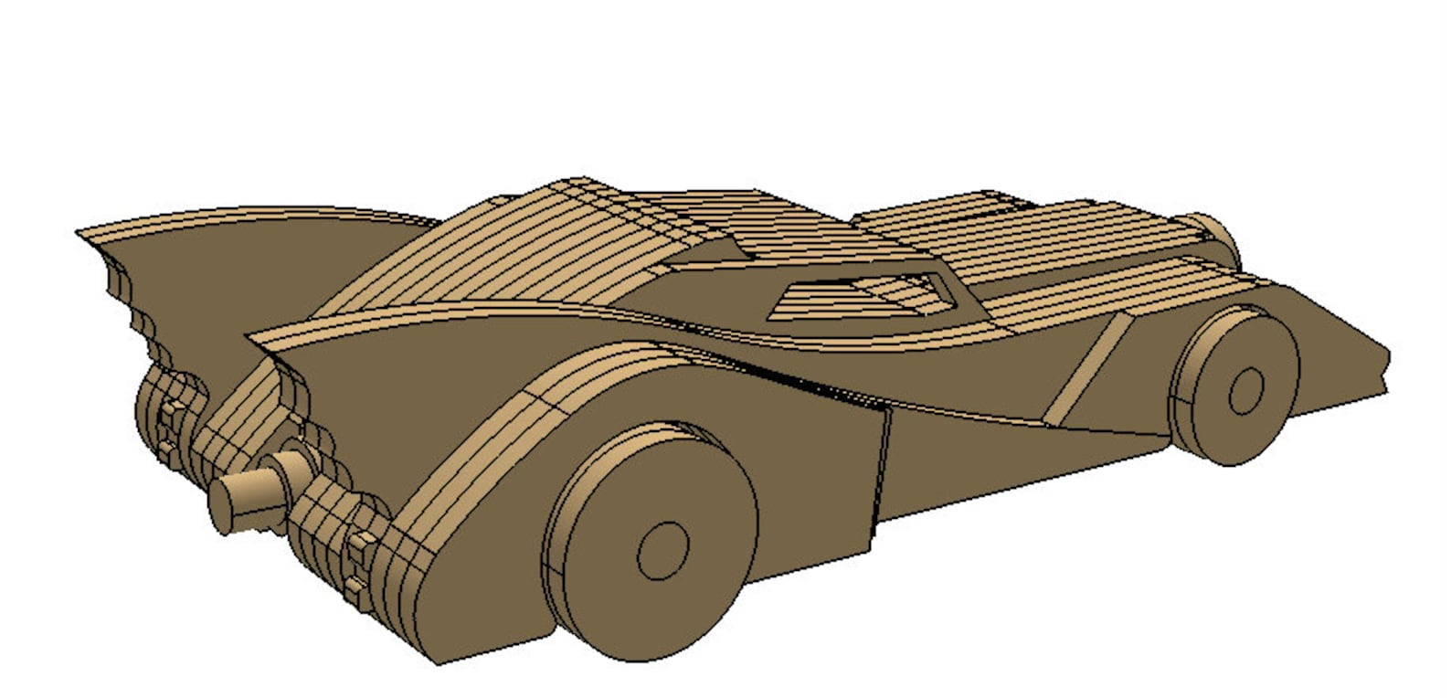 BATMOBILE Easy to Follow Cardboard Plans - Etsy UK