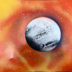 Custom Spray Painting 14”x11”