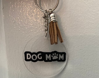 Dog Mom Keychain