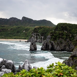 Cape Hedo Okinawa Print, Japanese Wall Art, Travel Print, Okinawa Japan Wall Art