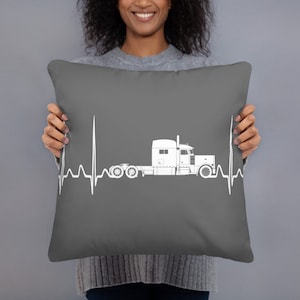 Peterbilt 379 Heartbeat Trucker Kissen