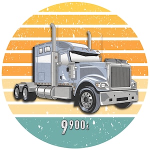 International 9900i Classic Semi Truck | Trucker T-Shirt / Hoodie | Vintage Rigs Collection #6
