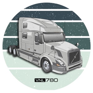 VLV VNL 780 Semi-Camion | T-shirt camionneur / sweat à capuche | vintage Rigs Collection #16