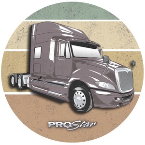 Trucker T-Shirt / Hoodie | International Prostar Classic Semi Truck | Vintage Rigs Collection #15