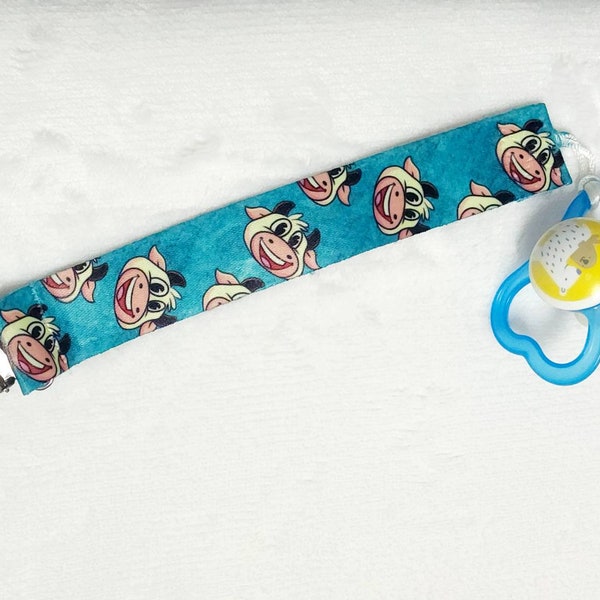 Cow Pacifier Holder/ Vaca Lola Sujetador de Chupon