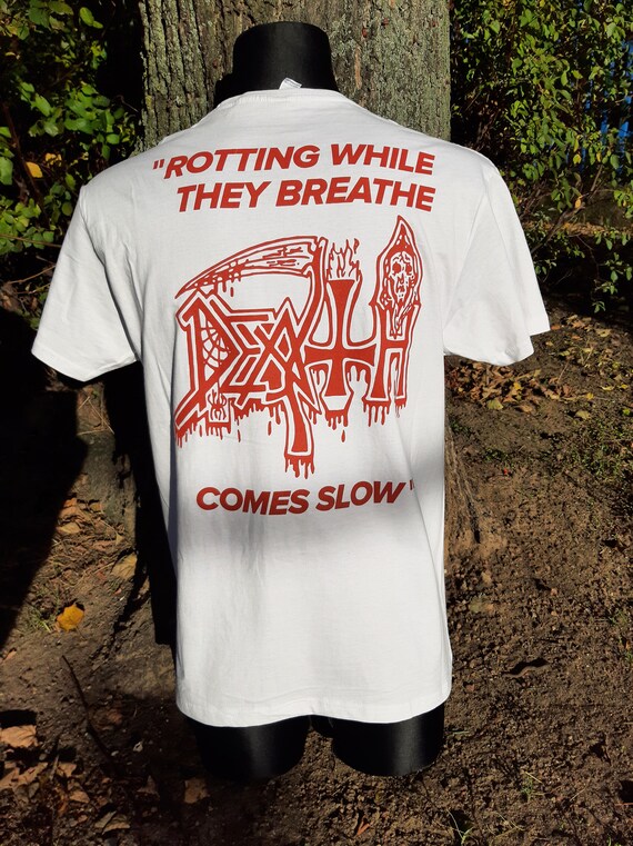 Death Leprosy Vintage Tour T-shirt Reprint Metal Obituary