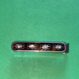Vintage Mexico Money Clip 925 Sterling Silver 10.4 Grams