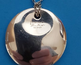 Tiffany & Co. Elsa Peretti Round Pendant Necklace