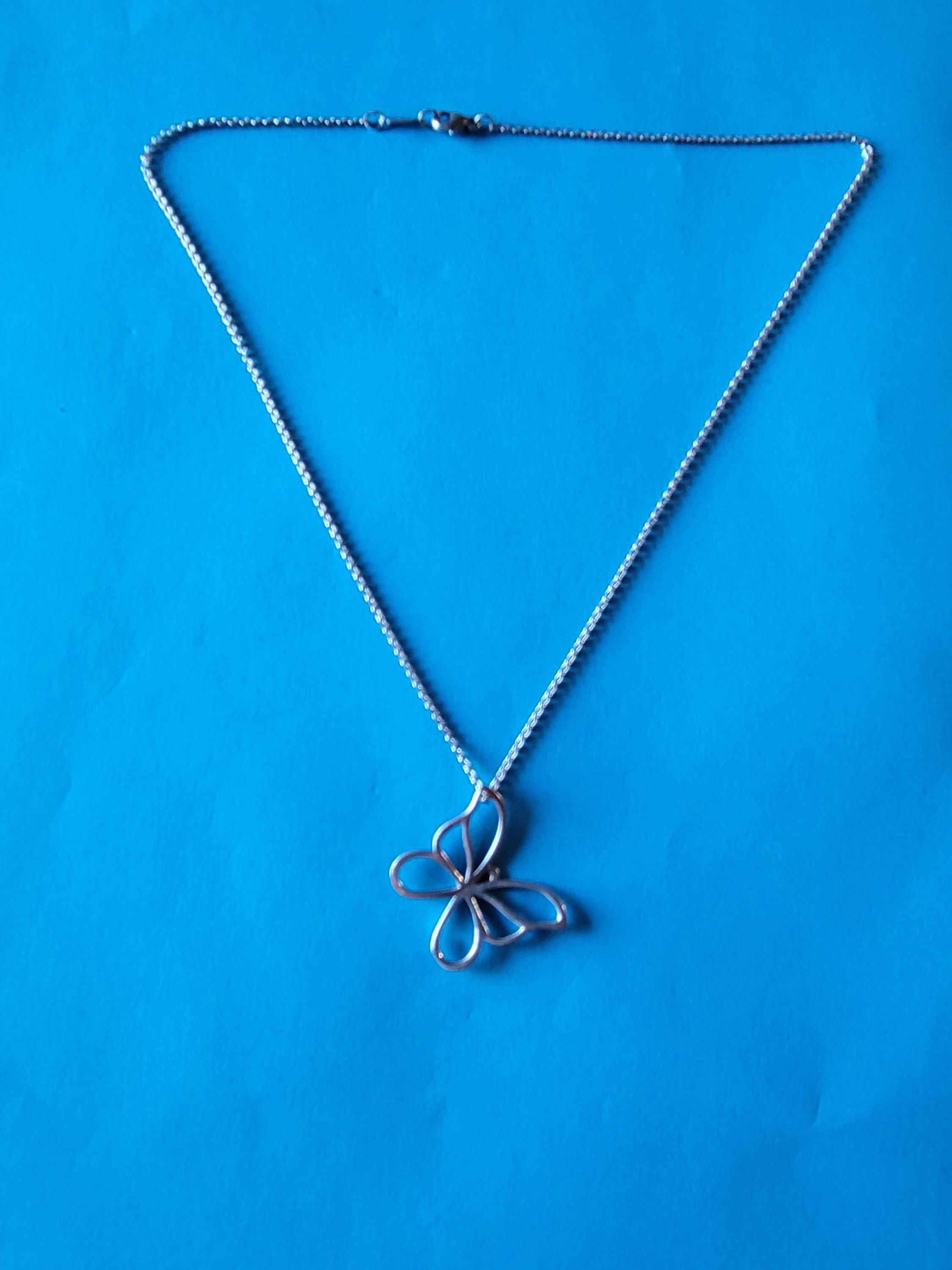 Tiffany butterfly pendant discount