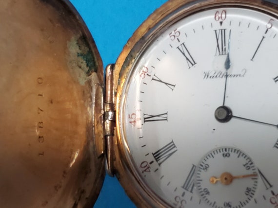Antique Waltham Pocket Watch, Grade Seaside Model 1891