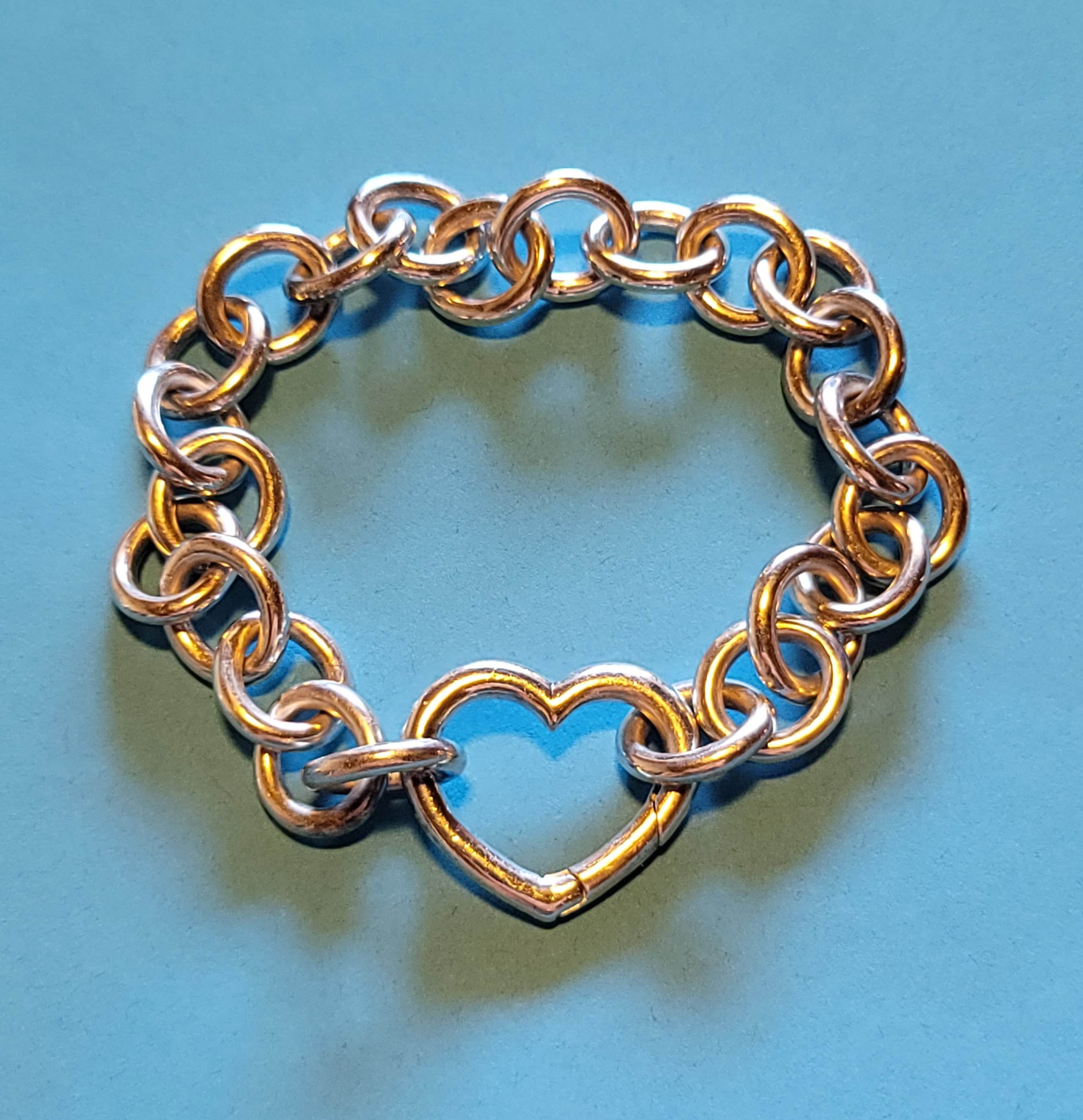 Tiffany & Co Heart Tag Bracelet Sterling Silver | eBay