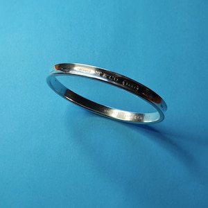 Tiffany & Co. 1997 925シルバーオープンバングル 1997 Vintage