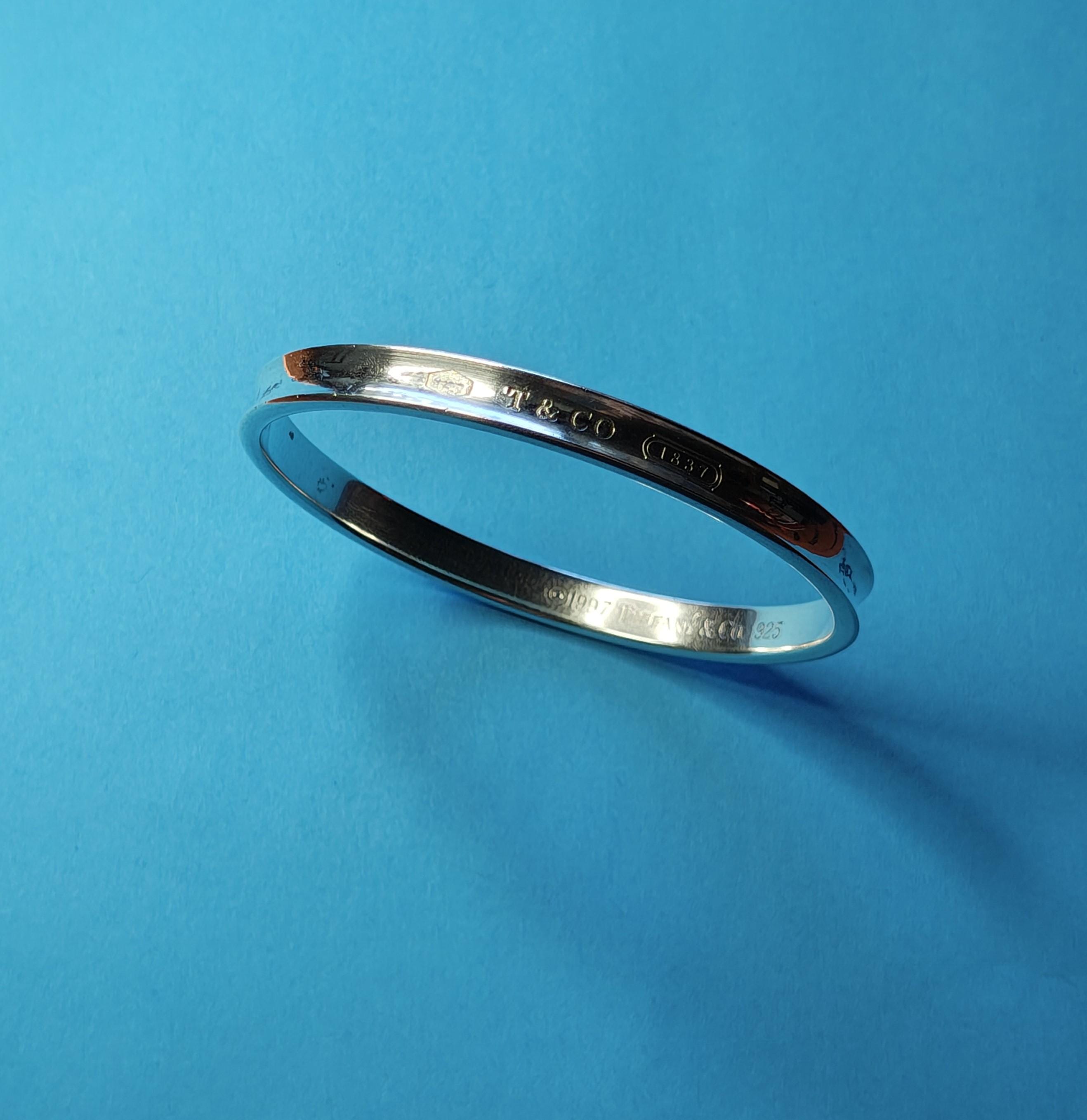 Vintage Tiffanys Silver Bangle - Etsy