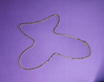 14K Rope Style 585 Gold Necklace 7.9 Grams 18 Inch