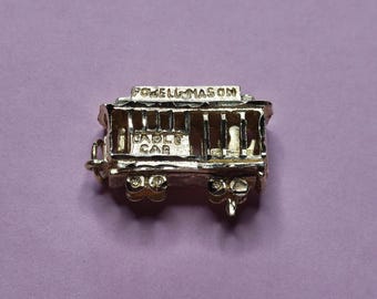 14K San Francisco Powell & Mason 585 Gold Cable Car Charm 8.4 grams