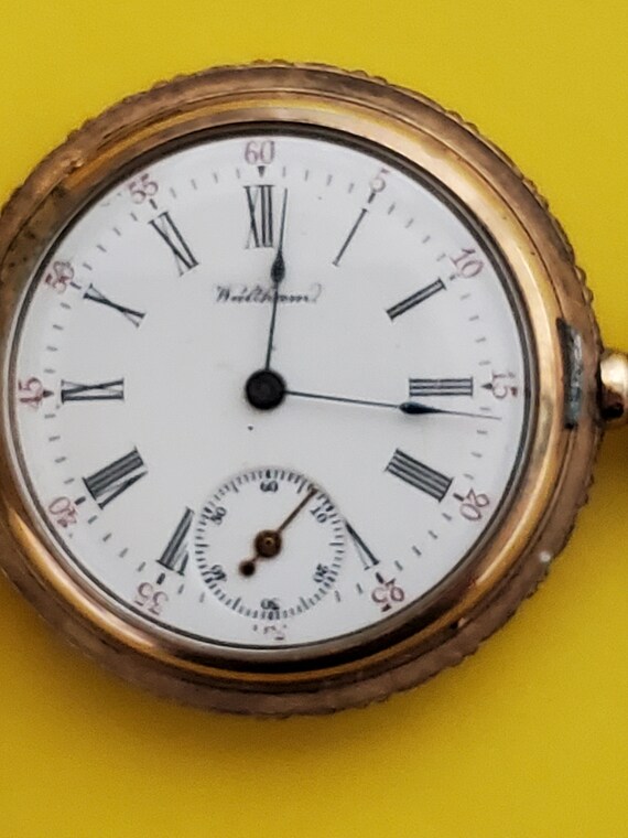 Antique Waltham Pocket Watch, Grade Seaside Model 1891 Gem