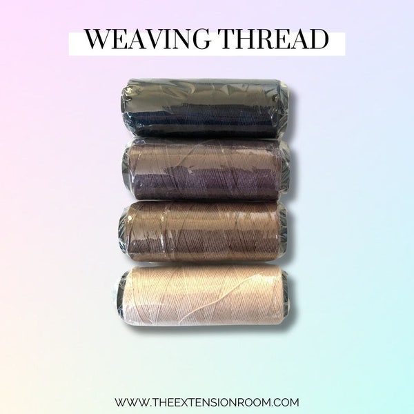 Hair Extension Weaving Thread - Hand Tied, Machine Weft, Sewn Extensions