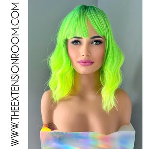 Green wig singapore sales