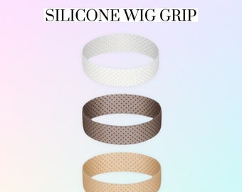 Silicone Wig Grip Headband - Assorted Sizes, Colours (White, Black, Brown)