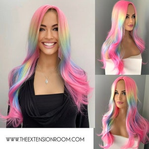 teinture pour cheveux rose fluo