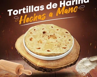 Homemade flour Tortillas| Tortillas de Harina Sonorense