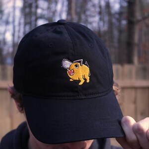 Chainsaw Dog - Anime Embroidered Dad Hat