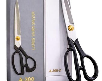 12-Inch Heavy Duty Stainless Steel Tailoring Scissors – Professional Fabric Cutting Shears