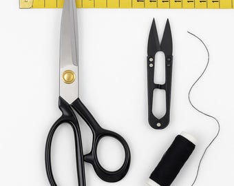 Heavy Duty 10-Inch Tailoring Shears & Thread Cutter Set