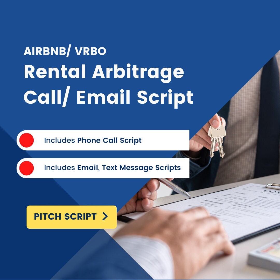 AIRBNB Arbitrage Script. Easily Pitch Landlords & Launch Your Rental