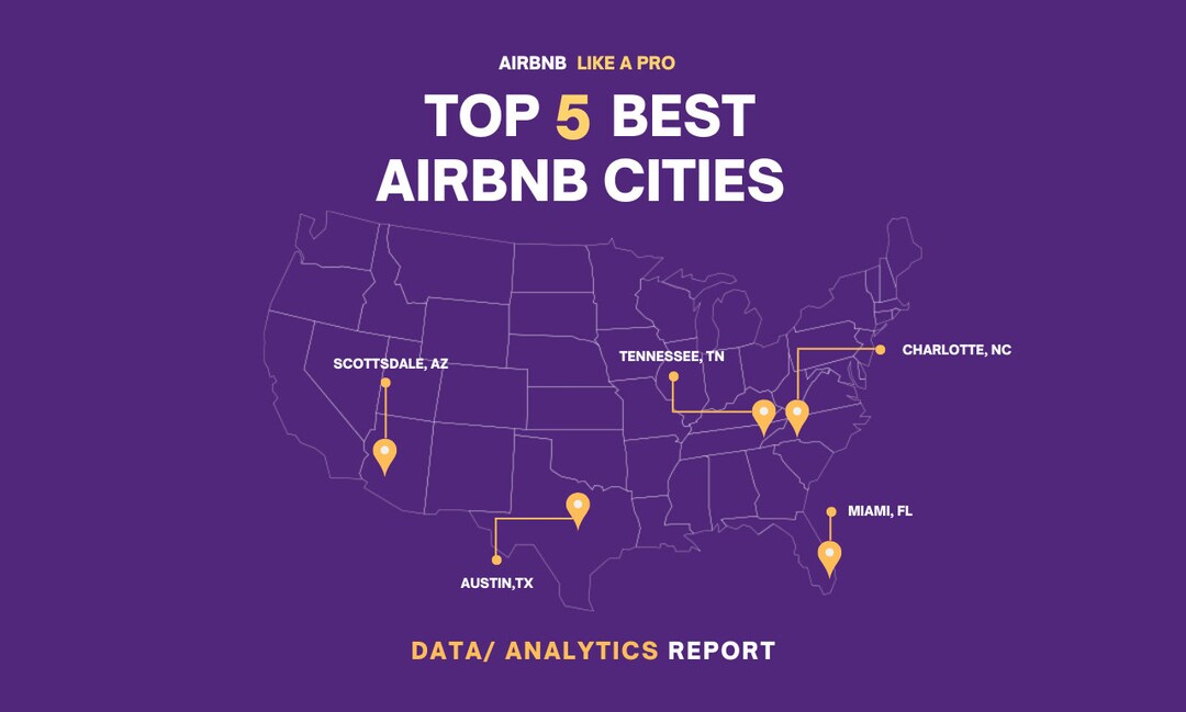 Top 5 Best Airbnb Cities Data/ Analytics Report Etsy