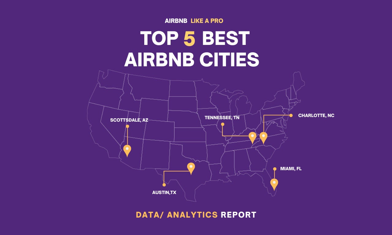 Top 5 Best Airbnb Cities Data/ Analytics Report Etsy