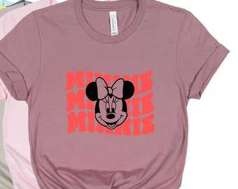 Retro Minnie Shirt, Disneyworld Shirts, Animal shirt, Minnie Ear Shirt, Leopard cheetah print Shirt, Disney Shirt, Disney Ear Shirt