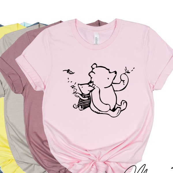Piglet and Pooh Shirt, Winnie the Pooh Shirt, Winnie Pooh Shirt, Piglet Quote Shirt, Pooh Shirt, Disney Group Shirt, Family Tshirt E-