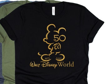 Mickey shirt, Disney World 50th Anniversary Shirt, Disney World Shirt, Disney Trip Shirt, Disney Family Shirt