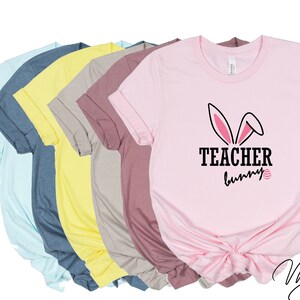 TEACHER SHIRTS - Easter Shirt for Women - teacher gift - Teacher Easter Shirt, Easter teacher shirt Easter gift for teacher TEACHER Bunny