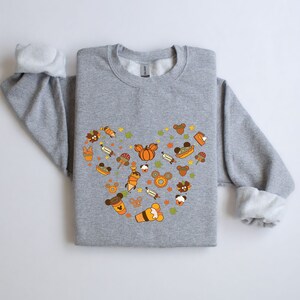 Fall Mickey Ear Tee, Disney Fall Tee, Thanksgiving Disney Ear Shirt, Mickey Autumn Tee, Disney Halloween Party Tee