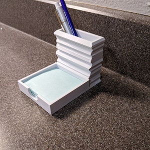 Schreibtisch Organizer/Sticky Note Holder Geometrisch/Modern