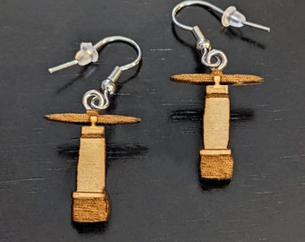 Mosquito CDC Light Trap Stainless Steel Hypoallergenic Earrings