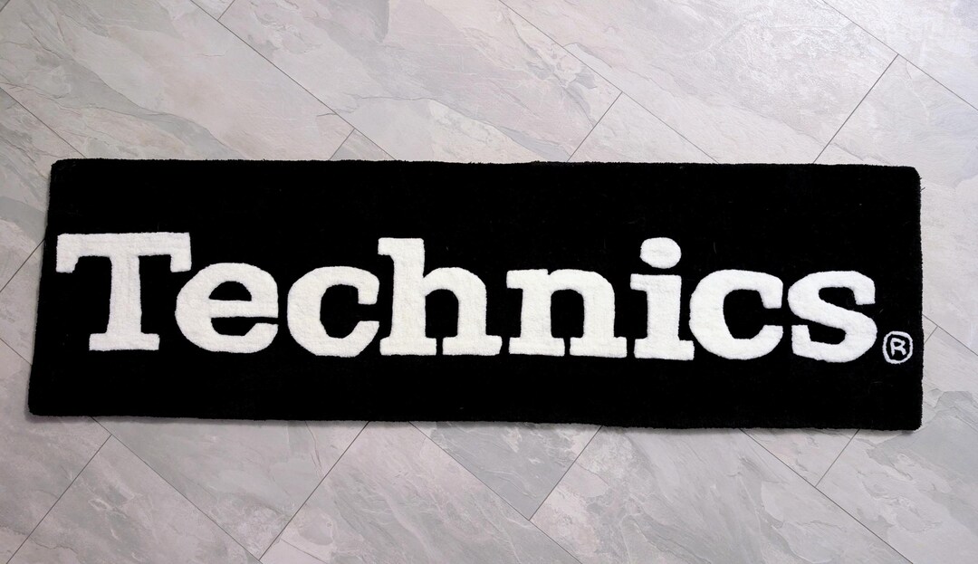 Technics Rug Technics Logo Large Tufted Rug - Etsy