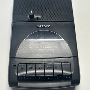 Restored and Modified Sony Tape Recorder Player Circuit Bent Speed Control includes free Tape Loop lofi
