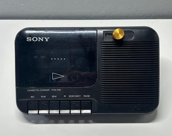 Restored and Modified Sony Tape Recorder Player Circuit Bent Speed Control includes free Tape Loop lofi