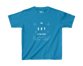 The Sky is the Limit Ambition Confident Kids Heavy Cotton™ T-shirt