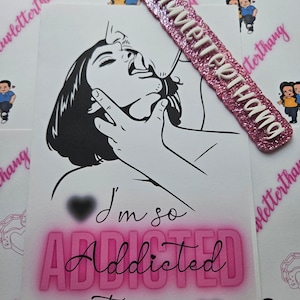 Addicted to you Prison wife card