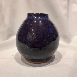 Bud Vase | Blue and Purple | Wheel Thrown