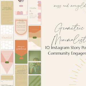 Speech Therapist Instagram Story Template Engagement Allied Health Speech Language Pathology Occupational Therapist Business Social Media